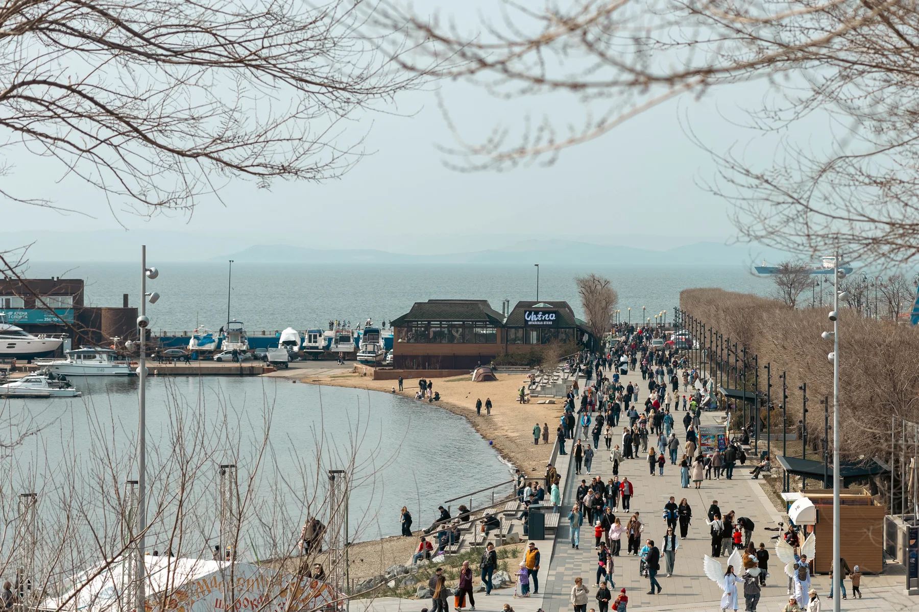 У моря в городе